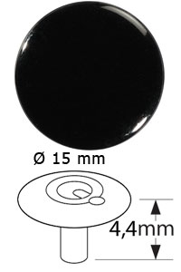 Cap (A) colour NS (4,2mm, SS316), 10-pack