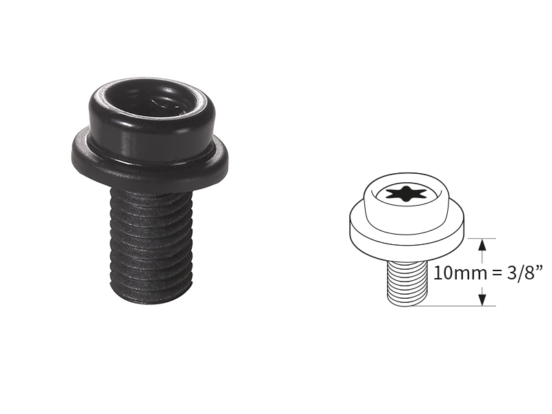 CAF-COMPO screw-stud M6 10 mm 100-pack