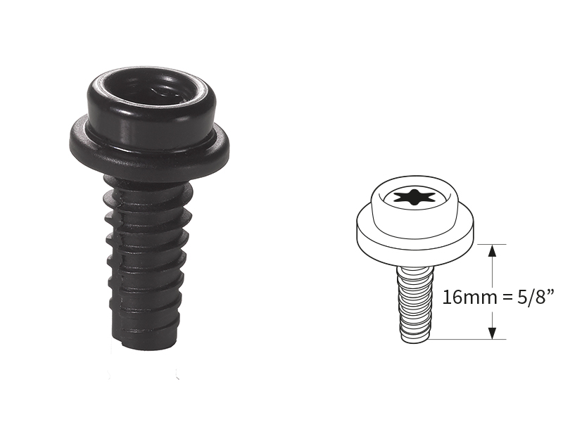 CAF-COMPO self tapping screw-stud 16 mm 10-pack