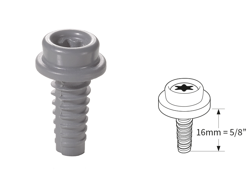 CAF-COMPO self tapping screw-stud 16 mm 100-pack