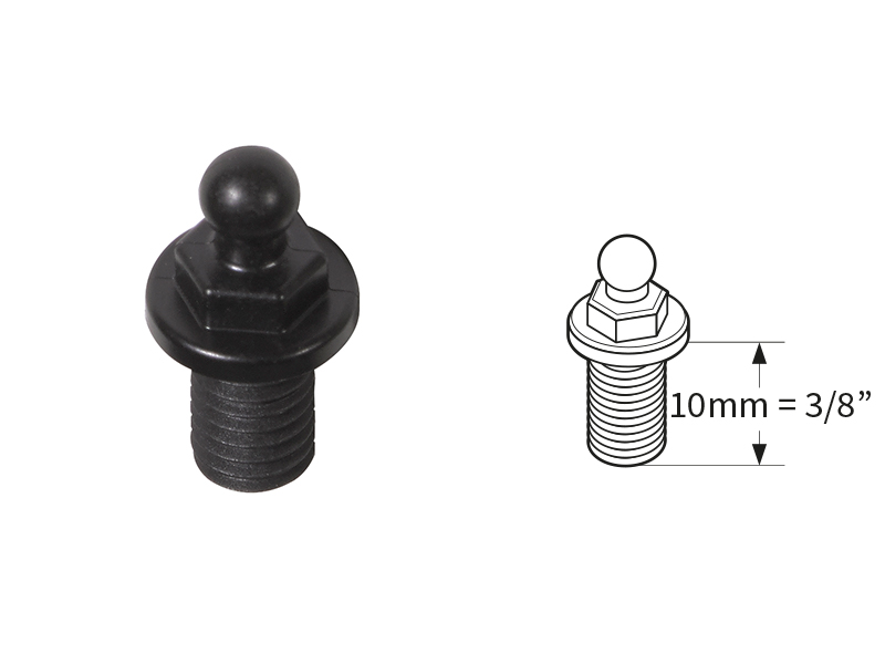 CAF-COMPO screw-stud T/L M6 10 mm 100-pack